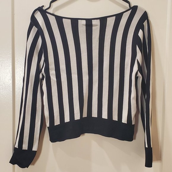 Eva Mendes Medium Marcy Stripe Sweater - Picture 2 of 4